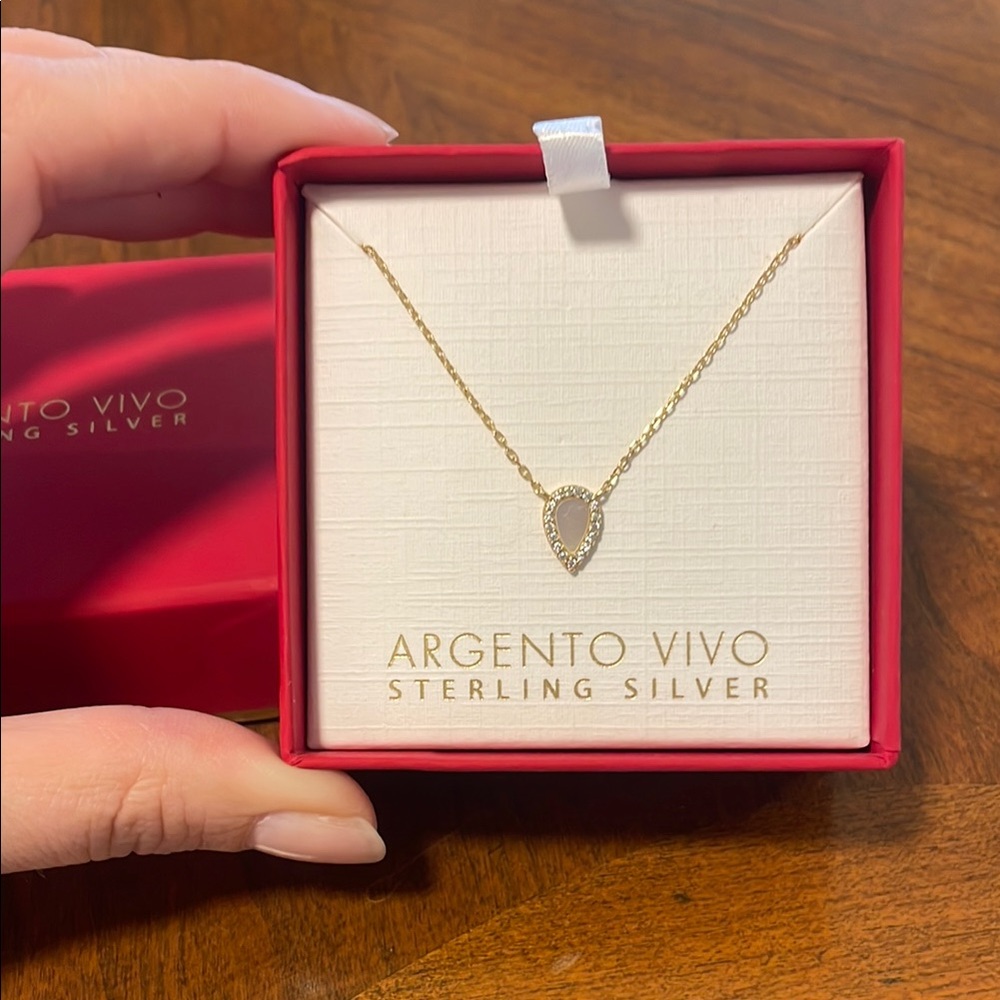 NEW Argento Vivo Teardrop Necklace